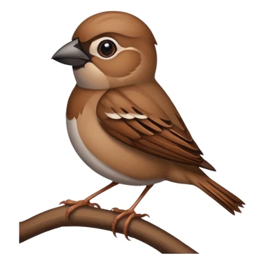 Sparrow sticker