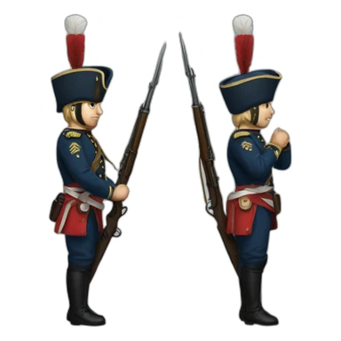 Line infantry sticker