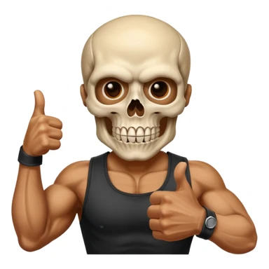 Emogi punisher giving thumbs up sticker