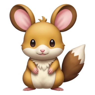 Teddiursa-Minccino-Dedenne-fusion  sticker