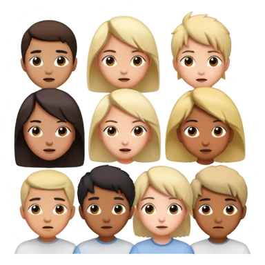 Anime different reactions sticker