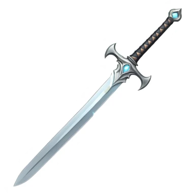 Sword with white flames  sticker