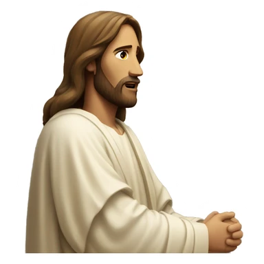 jesus is listening sticker