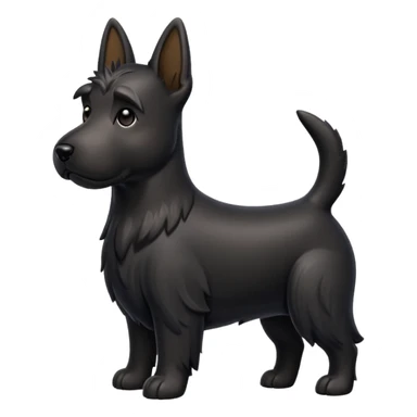 Scottie dog emoji sticker