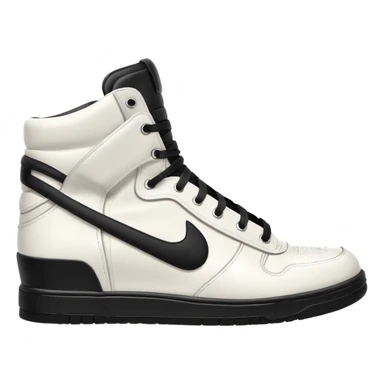 rick owens milk dunk all white sticker