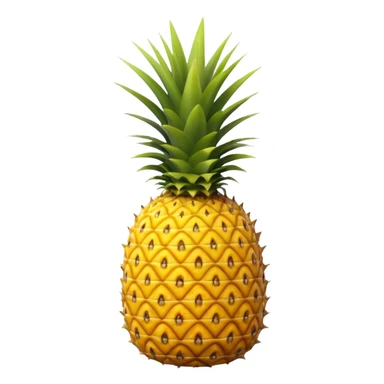 a simple pineapple sticker