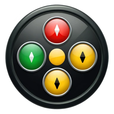 mac os icon rotation retro traffic signal arrows rotating sticker