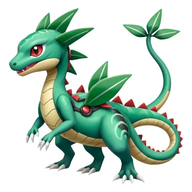 Meloetta-Rayquaza-Feraligatr-Pokémon-Fakémon-creature sticker