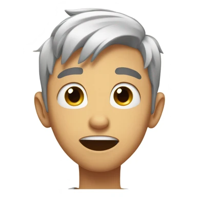 youtuber jaxi holding his face with both hands and looking up with hope sticker