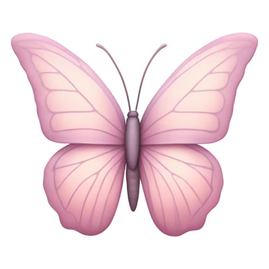 Pastel pink butterfly  sticker