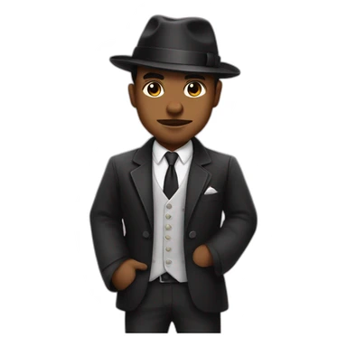 Cute mafia leader handsom sticker