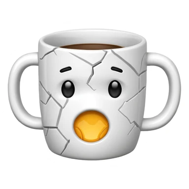 cracked mug sticker