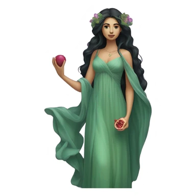 Greek goddess Persephone sticker