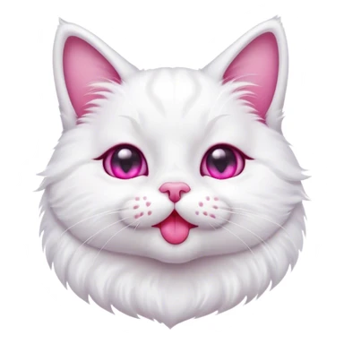 Cat blowing kiss sticker
