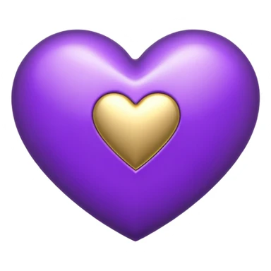 The Letter “t” inside a Purple Heart sticker