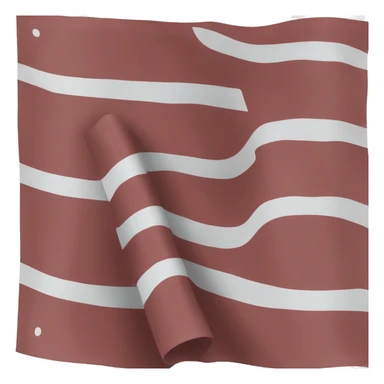 double hurricane warning flag sticker