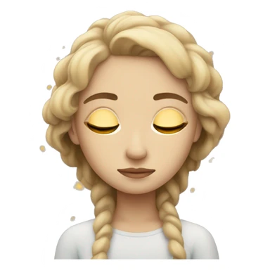 dreaming girl in serenity sick sticker