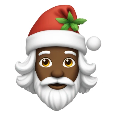 Island santa sticker