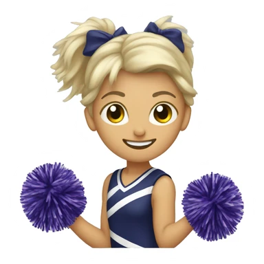cheer pom poms sticker