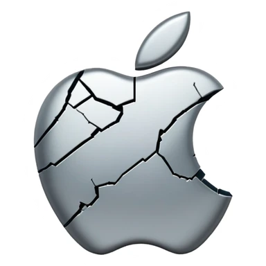 Give me the money sign emoji "💲" but with a vertical crack in the middle using the apple style  sticker