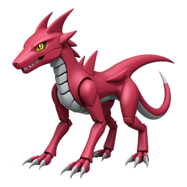 Heliolisk-Sergal-Cyclizar-Genesect-Pokémon, full body sticker