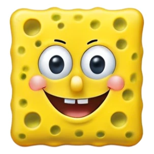 iconic SpongeBob SquarePants sticker