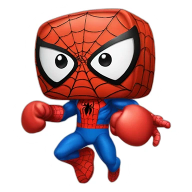 Spider–man is boxe sticker