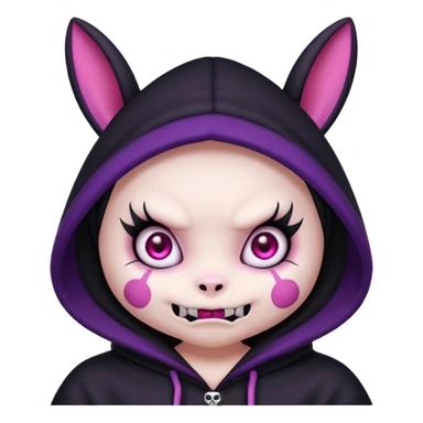 Exact kuromi emoji 100% accurate animal not human sticker