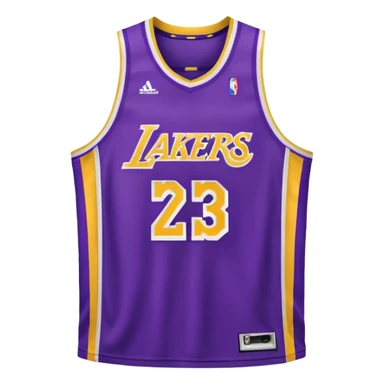 los angeles lakers jersey sticker