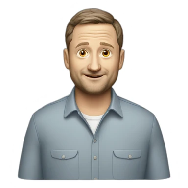 tim robinson (full body, ios17) sticker