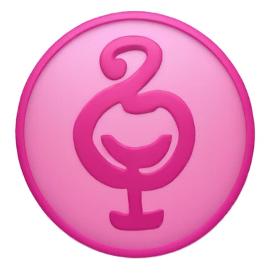 Pink Lululemon logo sticker