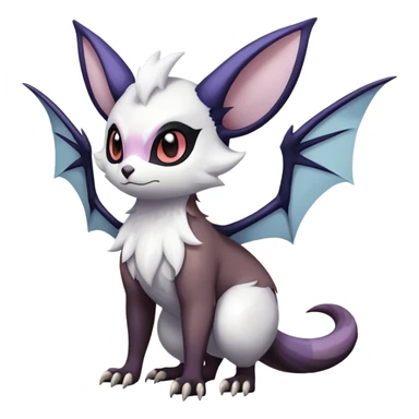 ShinyFurret-Absol-Noibat-Noivern-Hybrid (Full body) sticker