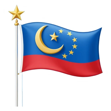 East turkestan flag sticker