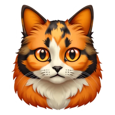 Tortoiseshell cat sticker