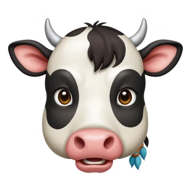 Indian cow sticker