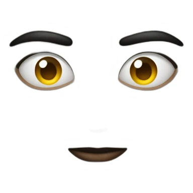 Un sourcil levé sticker