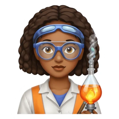 Glass Blower black woman sticker