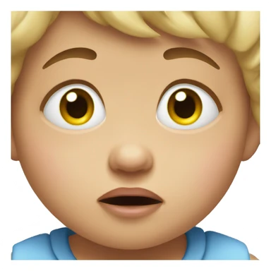 crying baby  sticker