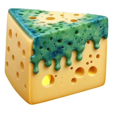 Moldy cheese sticker