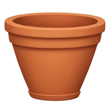 Terracotta pot sticker