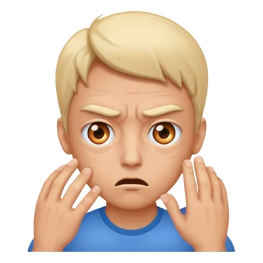 eye twitching mad  sticker