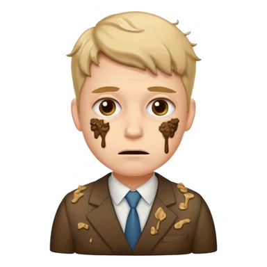 accountant covered in shit sticker