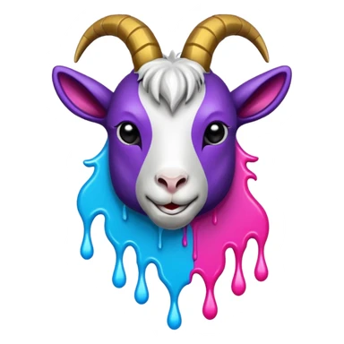 make the word "GOAT" into a hiphop graffiti logo sticker