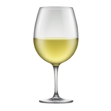 A glass of white wine sticker