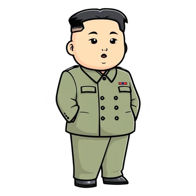 kim jong un sticker
