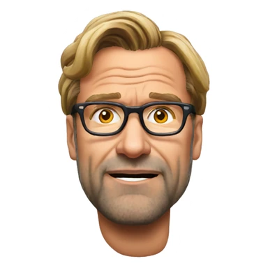 Klopp dizzy head sticker