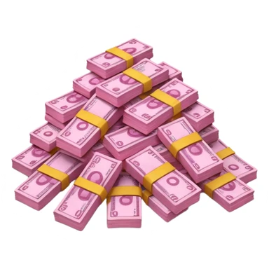 Pink money sticker