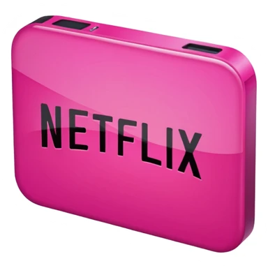 Pink netflix sticker