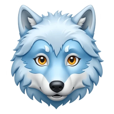un lobo helado sticker