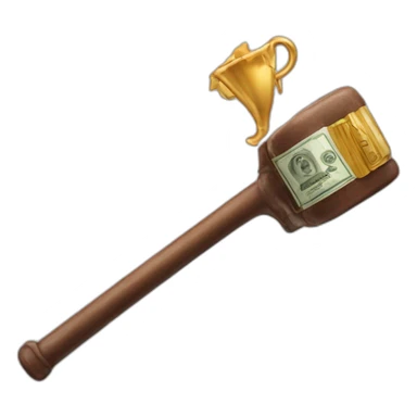 Trumpe dan un bar sticker